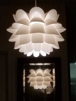 Hanging lamp and reflection