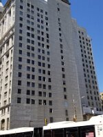 Shadow of an air conditioner