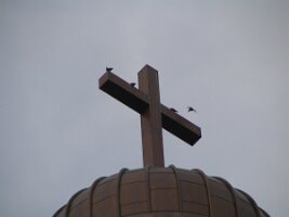Church spire (Carmine St)